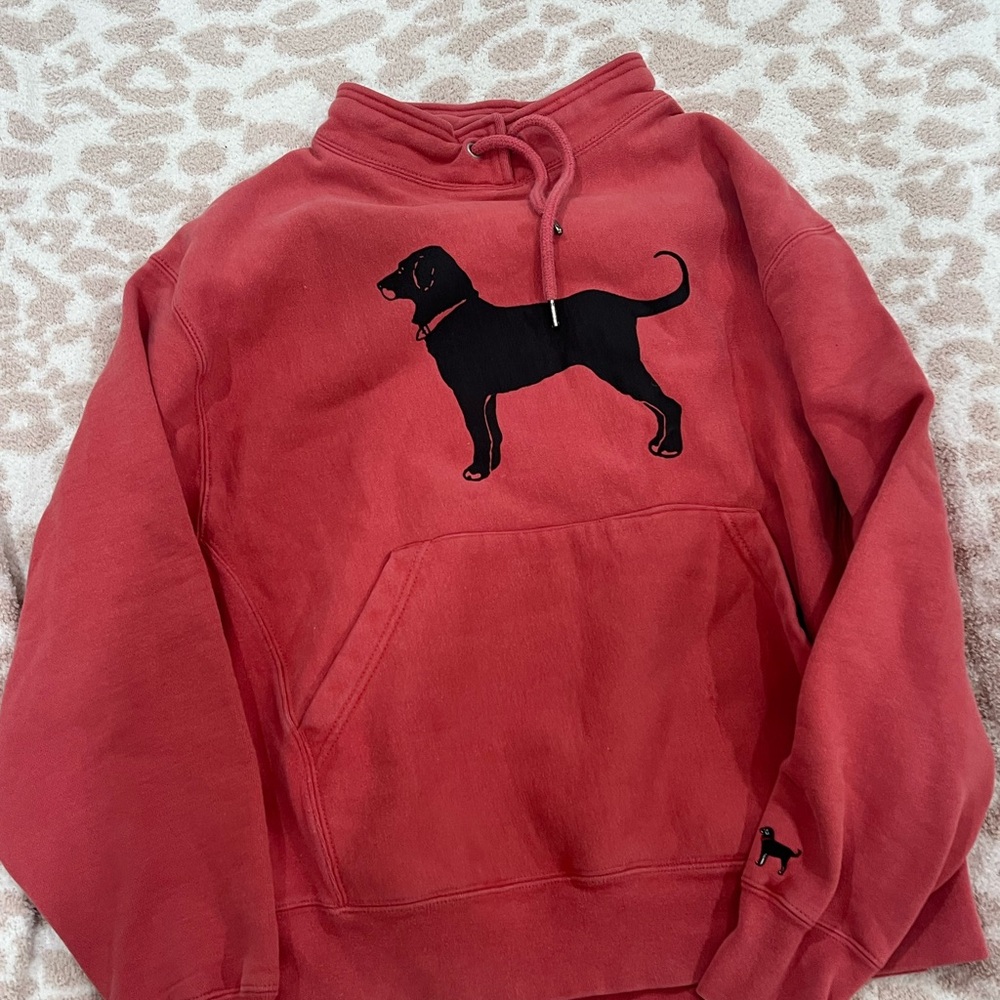 The Black Dog Coral Hoodie with Logo